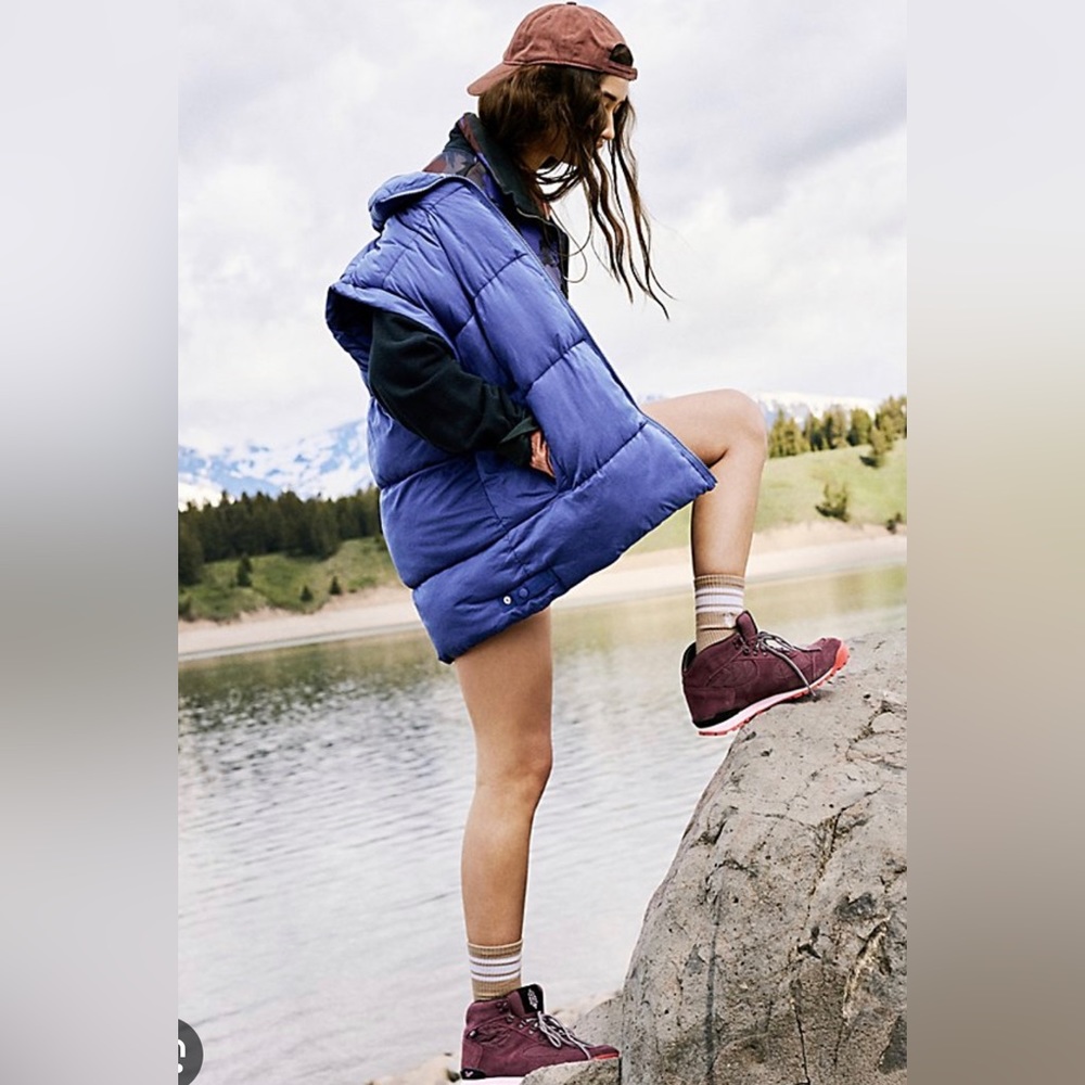 Free People Sapphire In A Bubble Vest